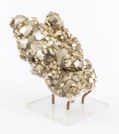 PYRITE & CALCITE MINERAL SPECI