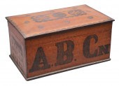 Pyrographic folk mahogany lett
