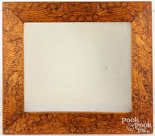 PYROGRAPHY FRAME, EARLY 20TH
