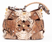 PYTHON SNAKE PRINT HANDBAG Pyt