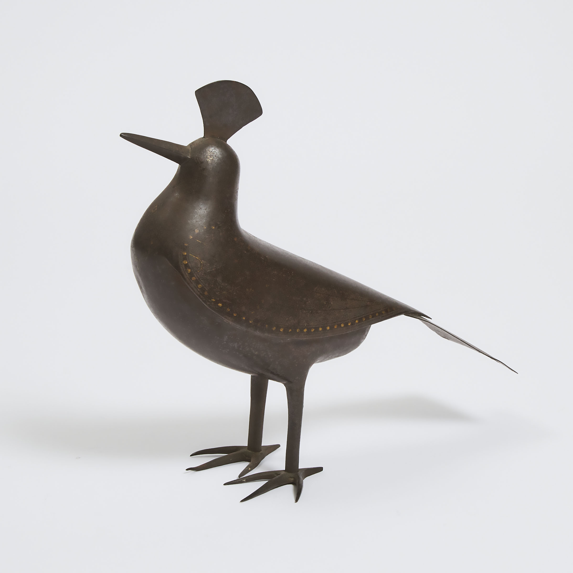 Qajar Damascened Steel Model of a