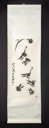QI BAISHI INK SCROLL PAINTING