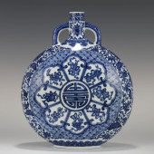 QIANLONG BLUE & WHITE SHUANGSI