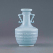 QIANLONG DOUQING GLAZED AMPHOR