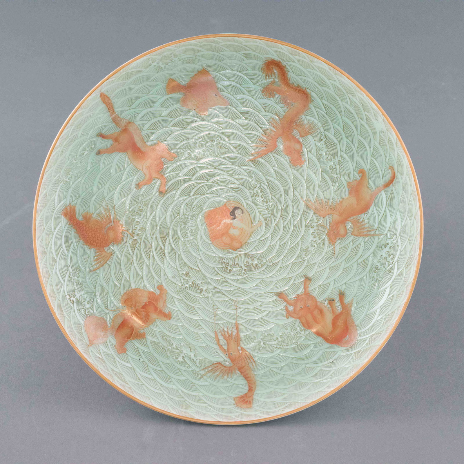 QIANLONG FAMILLE ROSE MYTHICAL