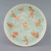 QIANLONG FAMILLE ROSE MYTHICAL