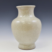 QIANLONG GE WARE ZUN VASE<br>D