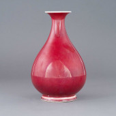 QIANLONG RED MONOCHROME PEAR V