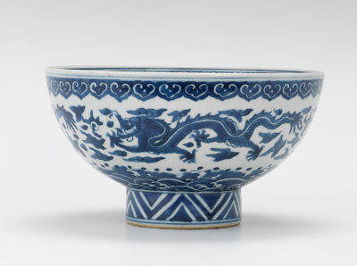 Qianlong Style Footed Porcelain