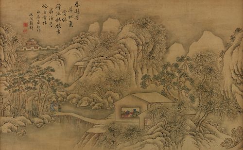 QING CHINESE LANDSCAPE
