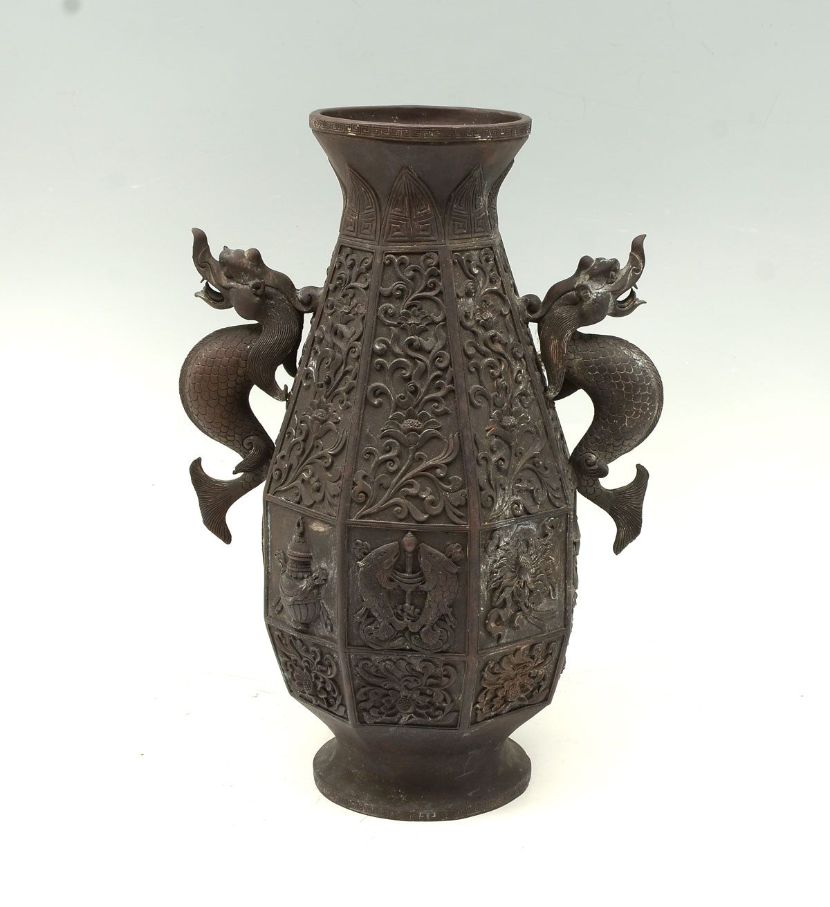 QING DYNASTY OCTAGONAL BUDDHIST