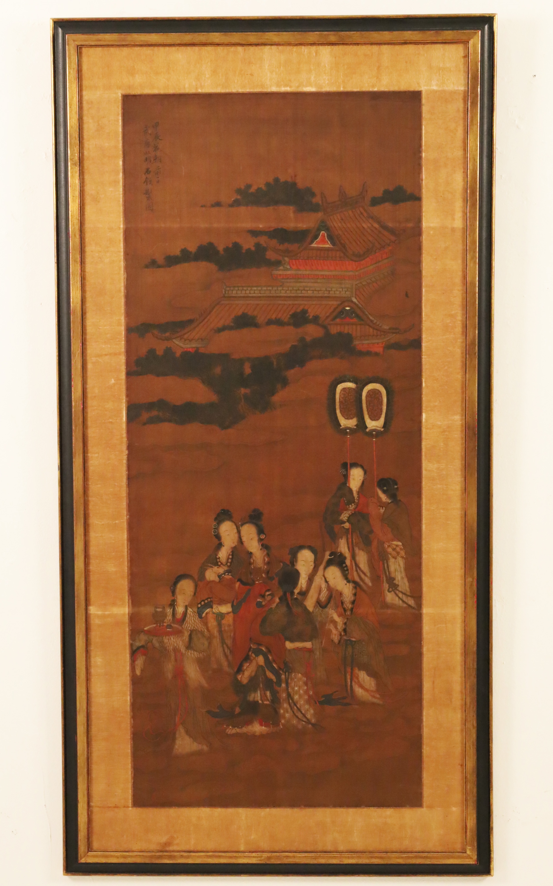 QING DYNASTY PAINTING ON PAPER A