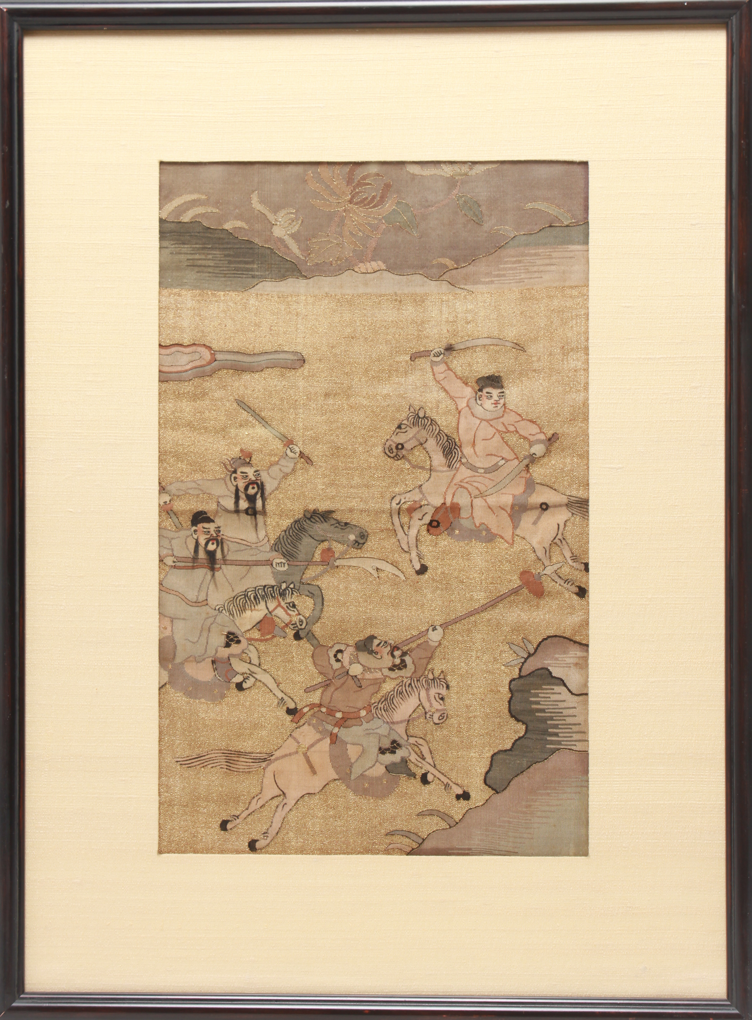 QING DYNASTY WARRING SCENE,