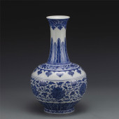 QING GUANGXU BLUE & WHITE WRAP