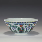 QING JIAQING DOUCAI BOWL<br>Di