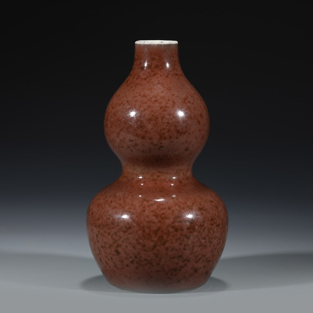 QING KANGXI JI RED DOUBLE GOURD