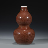 QING KANGXI JI RED DOUBLE GOUR