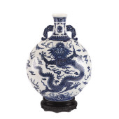 QING QIANLONG BLUE AND WHITE M