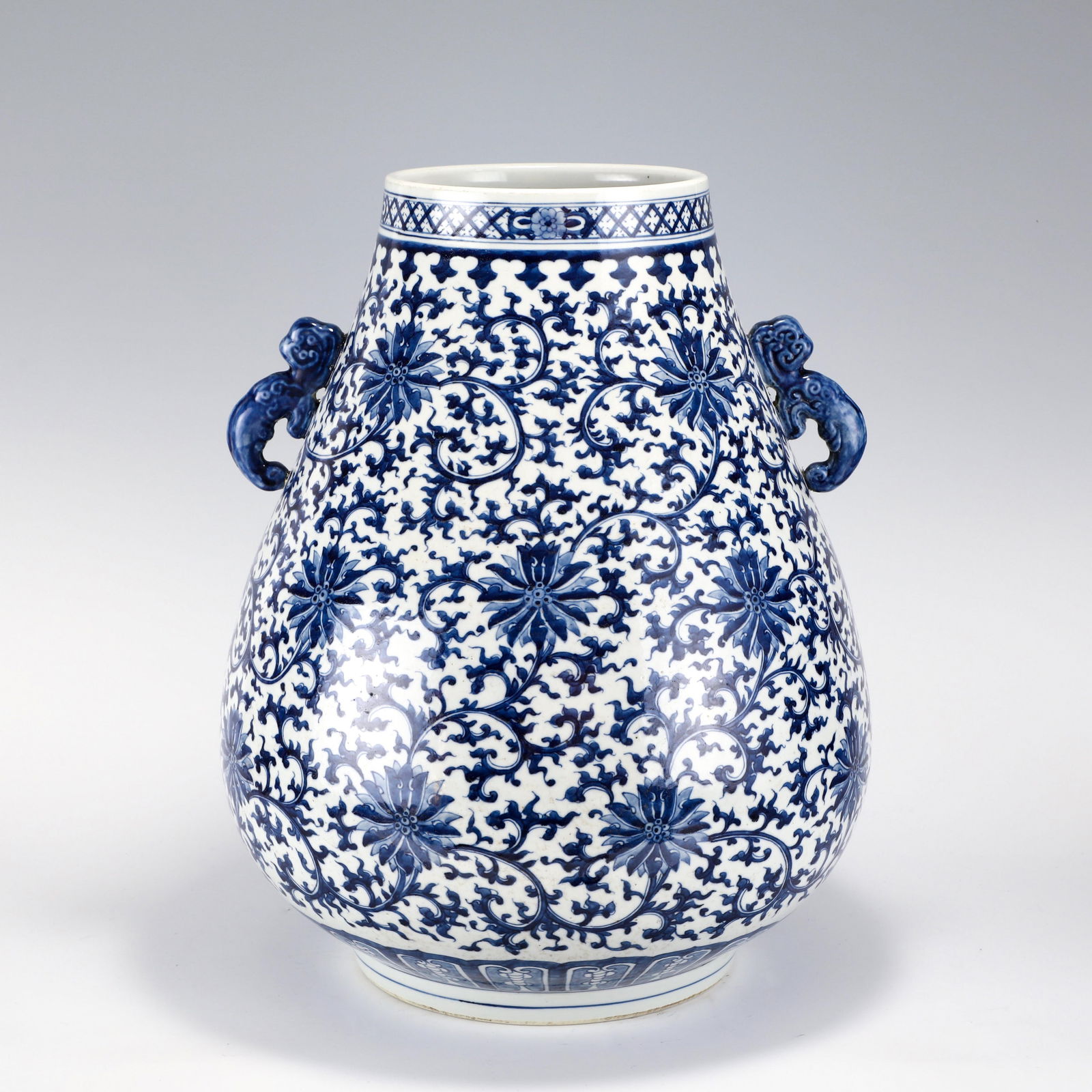 QING QIANLONG BLUE & WHITE DOUBLE