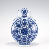 QING QIANLONG BLUE & WHITE MOO