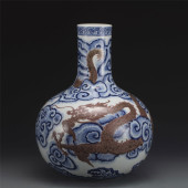 QING QIANLONG BLUE & WHITE UND