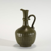QING QIANLONG FOAM TEA POT<br>