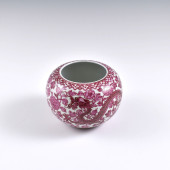 QING RED & WHITE DRAGON BRUSH