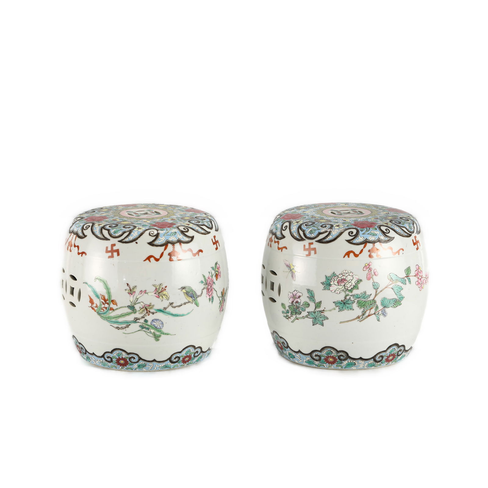 QING YONGZHENG FLOWER EMBROIDERED