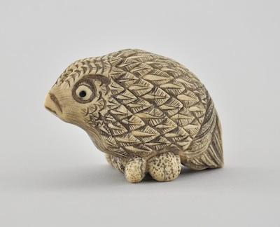 Quail Nesting Eggs Ivory Netsuke