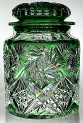 QUAKER CITY LAUREL CUT GLASS G