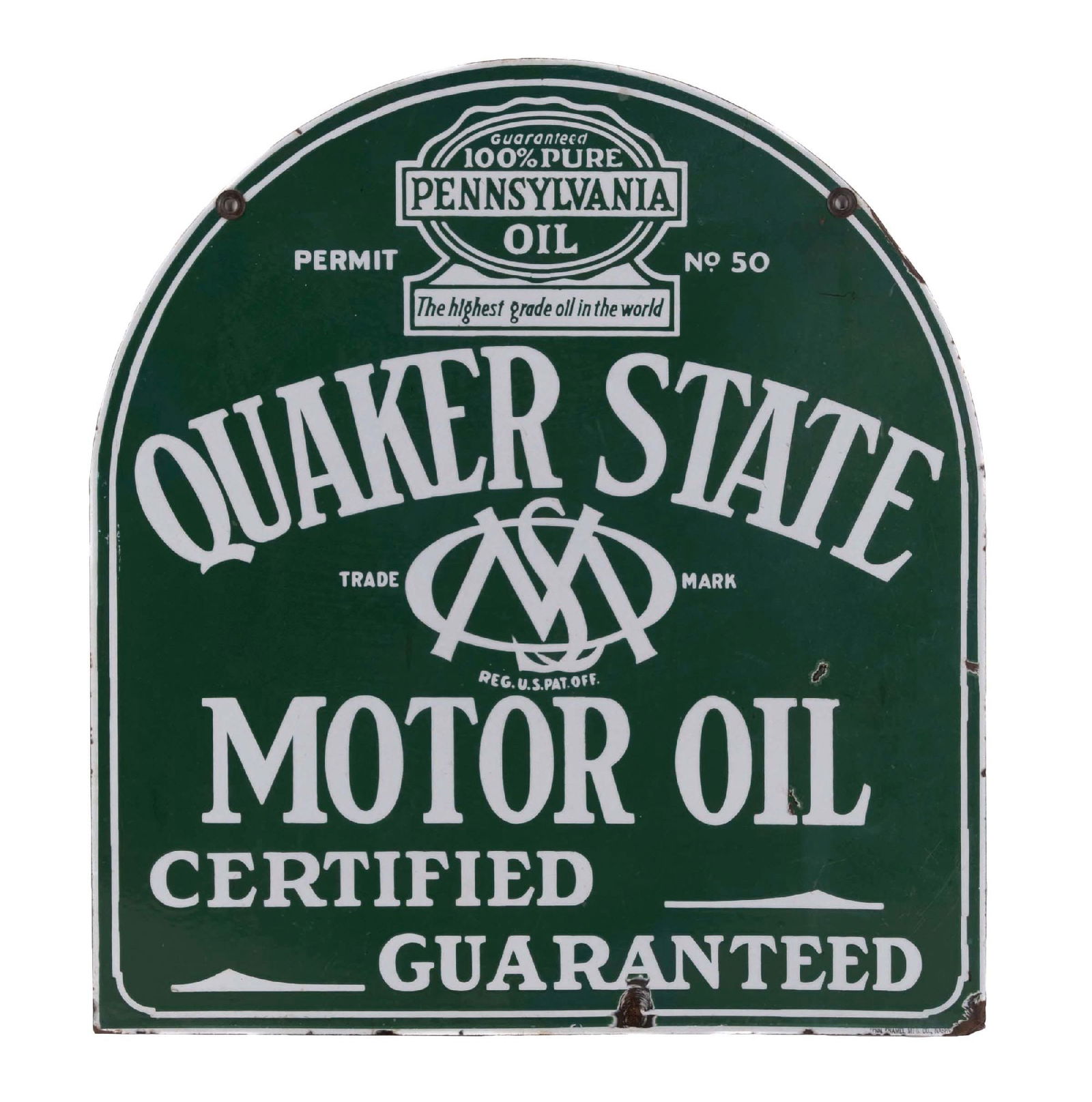 QUAKER STATE MOTOR OIL CERTIFIED