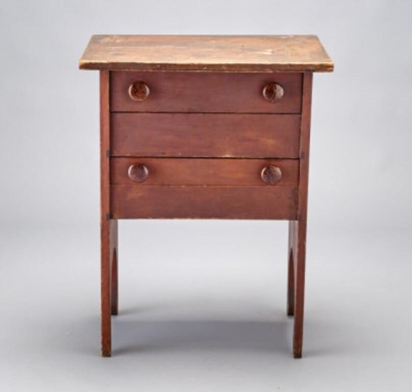 QUAKER TWO-DRAWER STANDA unique