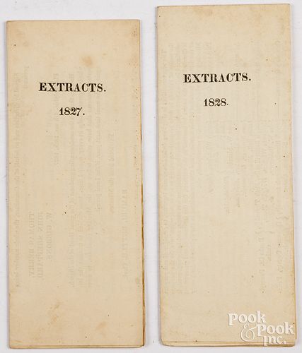 QUAKER YEARLY PRINTED EPISTLES