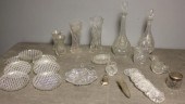 Quality Cut Glass Lot Includin