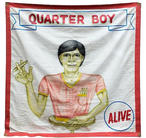 QUARTER BOY. ALIVE.Quarter Boy.