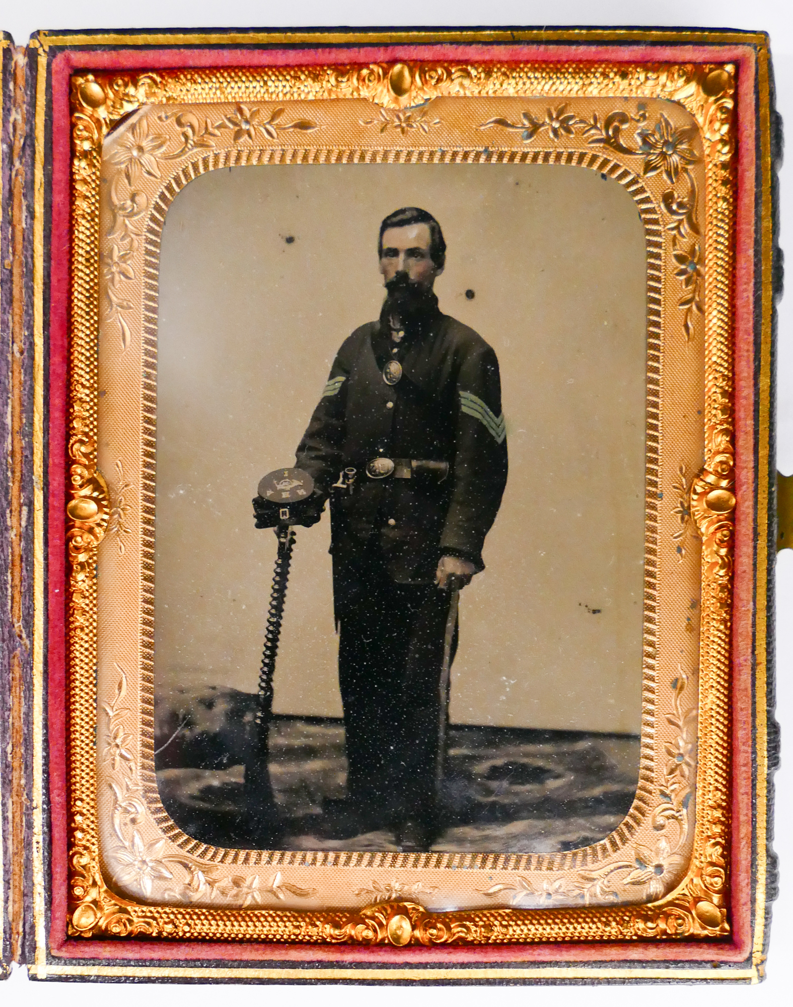 Quarter Plate Ambrotype of Civil
