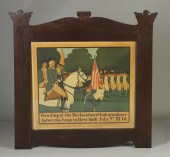 Quarter Sawn Oak Frame w/Origi