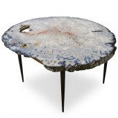 QUARTZ GEODE COFFEE TABLEDESCR