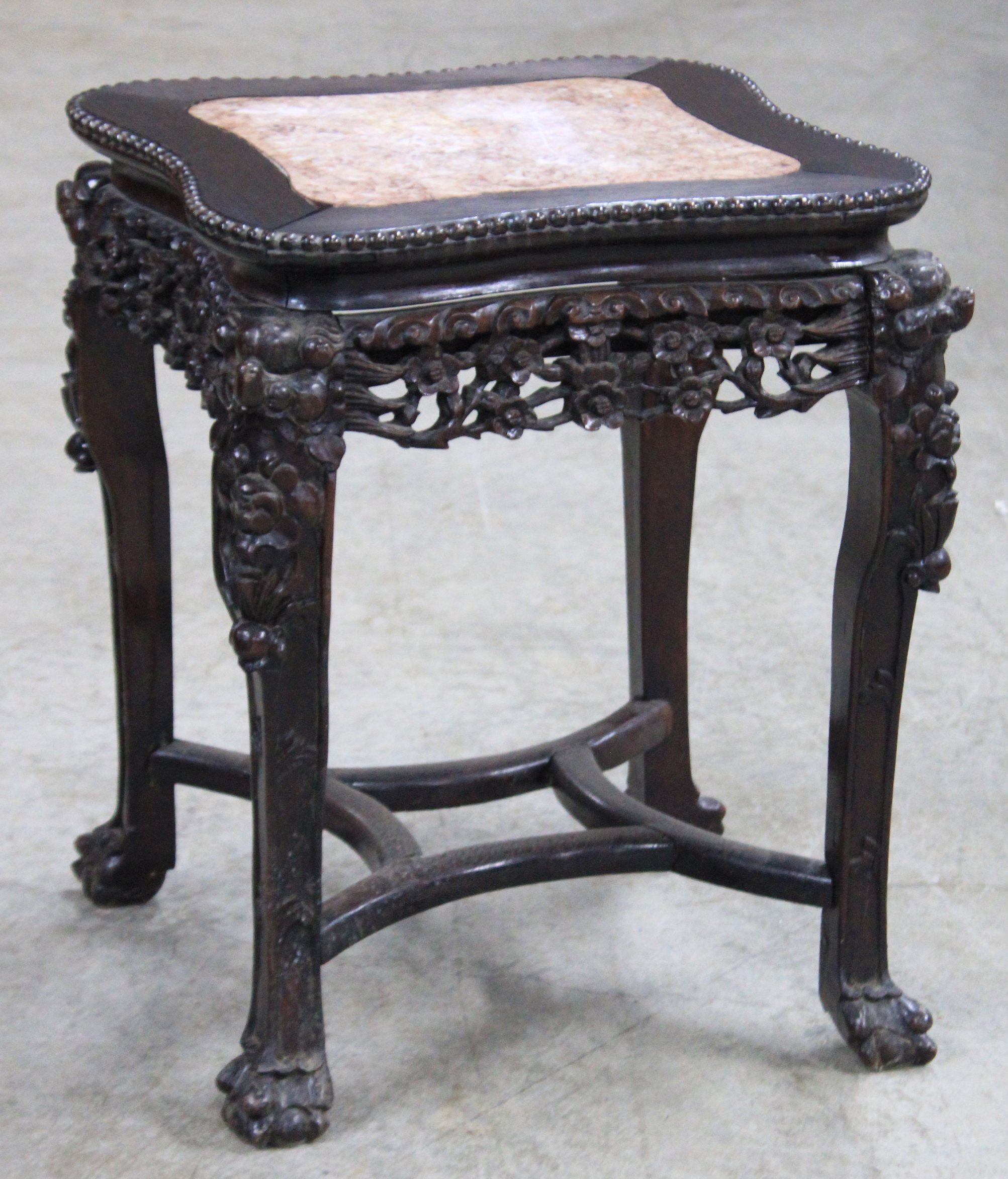 QUATREFOIL CHINESE HARDWOOD