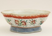 QUATREFOIL LOBED FOOTED BOWL,