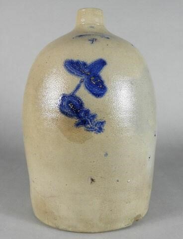 QUEBEC FOUR GALLON STONEWARE JUGA