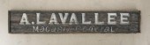 QUEBEC MERCHANT WOODEN SIGN, C