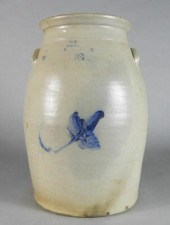 QUEBEC SIX GALLON STONEWARE LI