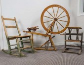 QUEBEC SPINNING WHEEL, WINDER,