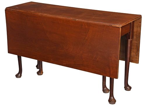 QUEEN ANN FIGURED MAHOGANY SIX