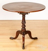 QUEEN ANN WALNUT TEA TABLE, CA