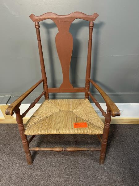 QUEEN ANNE ARM CHAIR COUNTRY, RED