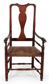 QUEEN ANNE ARMCHAIR NEW ENGLAN