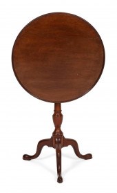 QUEEN ANNE BIRDCAGE TILT-TOP T