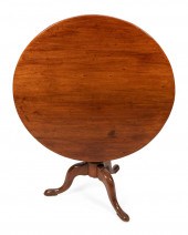 QUEEN ANNE BIRDCAGE TILT-TOP T